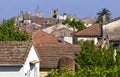 Aerial view of village of Biot in France